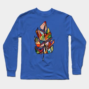 Colorful feather Long Sleeve T-Shirt